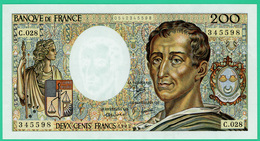 200 Francs Montesquieu - France - N° 345598/C.028 - 1985 - Neuf - - 200 F 1981-1994 ''Montesquieu''