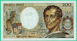 200 Francs Montesquieu - France - N° 078163/Y.046 - 1987 - Neuf - - 200 F 1981-1994 ''Montesquieu''