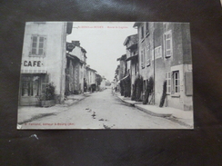CPA 01 Saint Denis En Bugey Route De Lagnieu Café   TBE - Unclassified