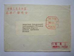 ENVELOPPE  Au Départ De  PEKING  à Destination De  BAYONNE-BEYRIS    - Covers & Documents