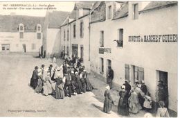 1947 - Herbignac (L.I.) - Sur La Place Du Marché - Une Noce Dansant Une Ronde - Herbignac