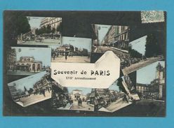 CPA Multivues Souvenir De Paris XVIIème Arrondissement - Paris (17)