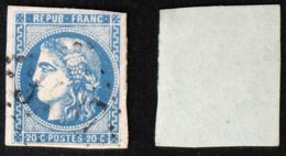 N° 46B 20c CERES BORDEAUX TB Cote 25€ - 1870 Emission De Bordeaux