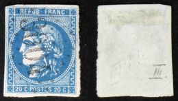 N° 46B 20c CERES BORDEAUX TB Cote 25€ - 1870 Ausgabe Bordeaux