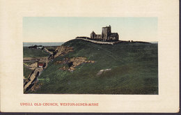 United Kingdom PPC Weston-Super-Mare Uphill Old Church Valentine's Series Embossed Geprägt (2 Scans) - Weston-Super-Mare