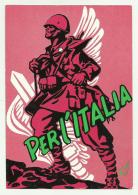 PER L'ITALIA - ASSOCIAZIONE NAZIONALE VOLONTARI DI GUERRA ILLUSTRATA BIANCHI   - NV  FG - Autres & Non Classés