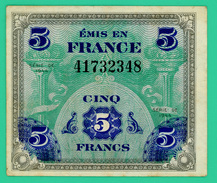 5 Francs  Drapeau - France - Série 1944 - N° 41732348 - TTB - - 1944 Drapeau/Francia