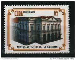 2013.7 CUBA 2013 ANIV 150 DEL TEATRO SAUTO MATANZAS. - Unused Stamps