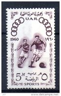 EGYPTE     N° 484  * *   Jo 1960   Football  Soccer  Fussball - Neufs
