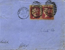 GREAT BRITAIN, 1867, Front - Storia Postale