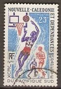 NOUVELLE  CALEDONIE     -     1971.   Y&T N° 376 Oblitéré.    Basket-ball - Used Stamps