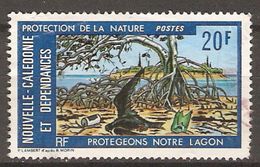 NOUVELLE  CALEDONIE     -     1976 .   Y&T N° 404 Oblitéré.    Protégeons Le Lagon. - Used Stamps