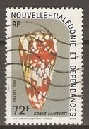 NOUVELLE  CALEDONIE     -     1985 .   Y&T N° 499 Oblitéré .    Coquillage   /  Cone. - Used Stamps