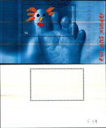 85299) GERMANIA --REP. FEDERALE 2002 FOGLIETTO PER NOI BAMBINI-usato- - 1st Day – FDC (sheets)