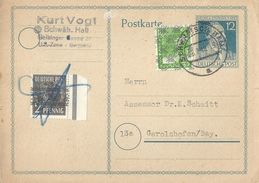 PK  Schwäbisch Hall - Gerolzhofen             1948 - American/British Zone