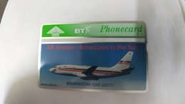 United Kingdom(btg359)aviation-(1)-GB Airways(5units)(408c)tirage3.000mint1card Prepiad Free(price Card Cataloge6.00£ - Avions