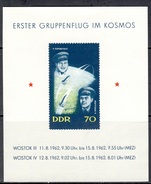 DDR+ 1962 Mi Bl. 17 - 917 Mnh Wostok 3 Und 4 - Blokken