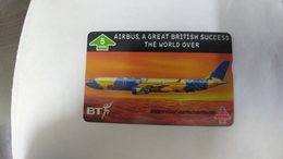 United Kingdom(btg622)british Aerospace Airbus(5units)(505k)tirage1.000mint1card Prepiad Free(price Card Cataloge12.00£ - Avions