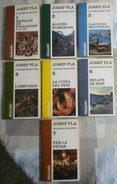 PÀGINES SELECTES. JOSEP PLA.  COLECCION DE SIETE LIBROS EN LENGUA CATALANA - Romane