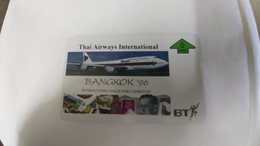 United Kingdom(btg660)bangkok96/thai Airways(5units)(505m)tirage1.000mint1card Prepiad Free(price Card Cataloge10.00£ - Avions