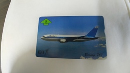 United Kingdom(btg668)EL Al/boing767(5units)(605d)tirage1.000mint1card Prepiad Free(price Card Cataloge6.00£ - Avions
