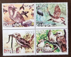 RUSSIE- Ex URSS, Oiseaux, Pajaros, Aves, Birds, Feuillet 4 Valeurs Se Tenant MNH, Neuf Sans Charniere ** (11a) - Autres & Non Classés