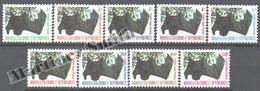 New Caledonia - Nouvelle Calédonie 1983 Yvert 49-57, Tax Stamps - Bat - MNH - Strafport