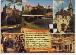 SCHLOSS SIGMARINGEN MEHRBILD AK WAFFENHALLE AHNENSAAL HAUPTPORTAL SONDERMARKE EUROPA CEPT - Sigmaringen