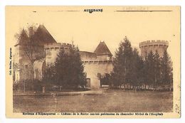 Environs D'AIGUEPERSE  (cpa 63)  Château De La Roche Ancien Patrimoine Du Chancelier Michel De L'Hospital -    - L 1 - Aigueperse