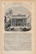 Revue Magasin Pittoresque Octobre 1846 Chine Asie China - 1800 - 1849