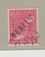 BlnMi.Nr.12/  BERLIN - Schwarzaufdruck 40 Pfg.  O - Gebraucht