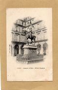 CPA - 75 - PARIS - JEANNE D'ARC - HOTEL REGINA - Statues