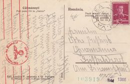 Roumanie Carte Censurée 1941 - Postmark Collection