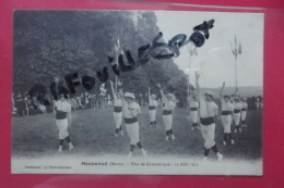 Cp Montmirail Fete De Gymnastique 15 Aout 1913 - Montmirail