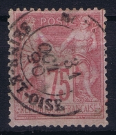 France: Yv Nr 81 II  Obl./Gestempelt/used - 1876-1898 Sage (Tipo II)