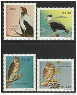 EL SALVADOR  1989  BIRDS OF PREY  SET  MNH - Eagles & Birds Of Prey