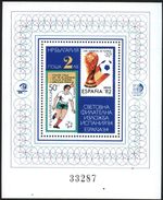 Mint S/S Sport Football Soccer Philatelic Exhibition Spain 1984  From Bulgaria - Neufs