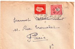 Lettre  Pour  La France  1945 - 1944-45 Triomfboog