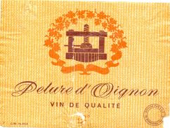 1500 - France - Pelure D'Oignon - Vin De Qualité - 12 º - Diffusé Par S.B.V. Bonnières Sur Seine - Vino Tinto