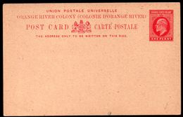 British Orange River Colony Postal Stationery Unused - Stato Libero Dell'Orange (1868-1909)