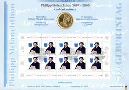 BRD, Numisblatt 1/1997 "500.Geburtstag Von Philipp Melanchthon" - Sonstige & Ohne Zuordnung