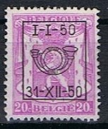 Belgie OCB PRE 601 (0) - Typo Precancels 1936-51 (Small Seal Of The State)