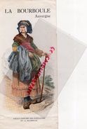 63- LA BOURBOULE- GRAVURE COULEUR AUVERGNE- ANCIEN COSTUME DES PAYSANNES -PAYSANNE - Documenti Storici