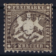 Wurttemberg Mi Nr 28 C   Obl./Gestempelt/used  1863 - Gebraucht