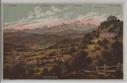 Teufen - Gesamtansicht - Litho - Teufen