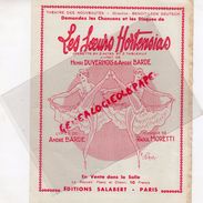 75- PARIS- PROGRAMME- THEATRE NOUVEAUTES- BENOITJEON DEUTSCH-LES SOEURS HORTENSIAS-HENRI DUVERNOIS-ANDRE BARDE-MORETTI - Programma's