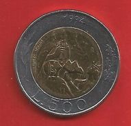 Repubblica Di San Marino - 500 Lire 1994 - Saint-Marin