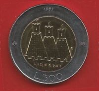 Repubblica Di San Marino - 500 Lire 1987 - Saint-Marin