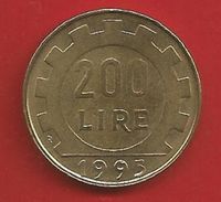 Repubblica Italiana - 200 Lire  1995 - 200 Liras