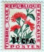 FRANCE (Reunion Islands) POSTAGE DUE 1fr STAMP USED 1964-71 GOOD - 1960-.... Gebraucht